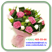 Магазин цветов Cvetov-Buket доставка цветов и букетов